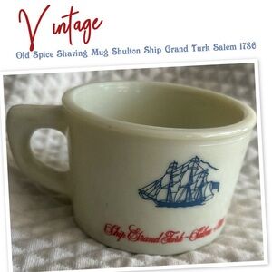 Vintage Old Spice Shaving Mug with Ship Design